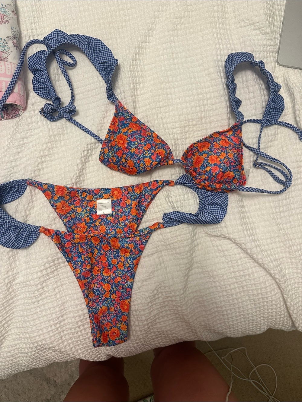 Strawberry Milk Mob Electric Smooch Bikini Set